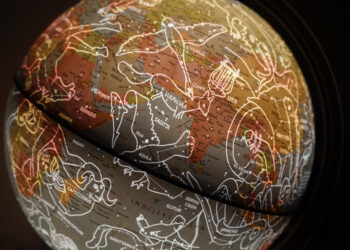 Signos no globo terrestre