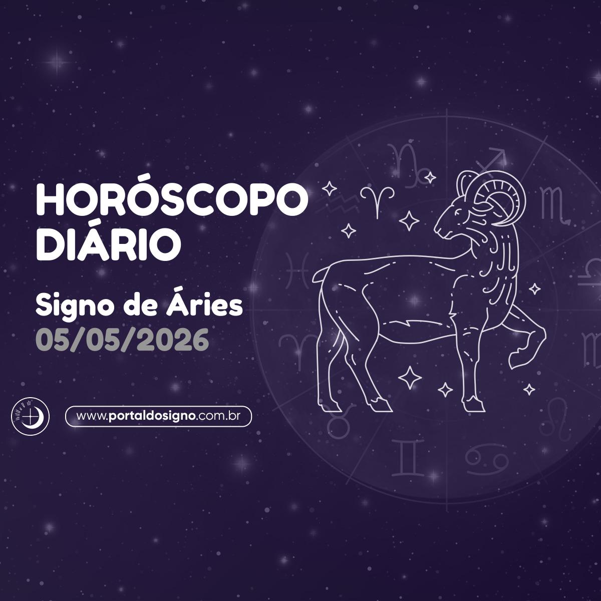 Horóscopo diário para Áries em 05/05/2026
