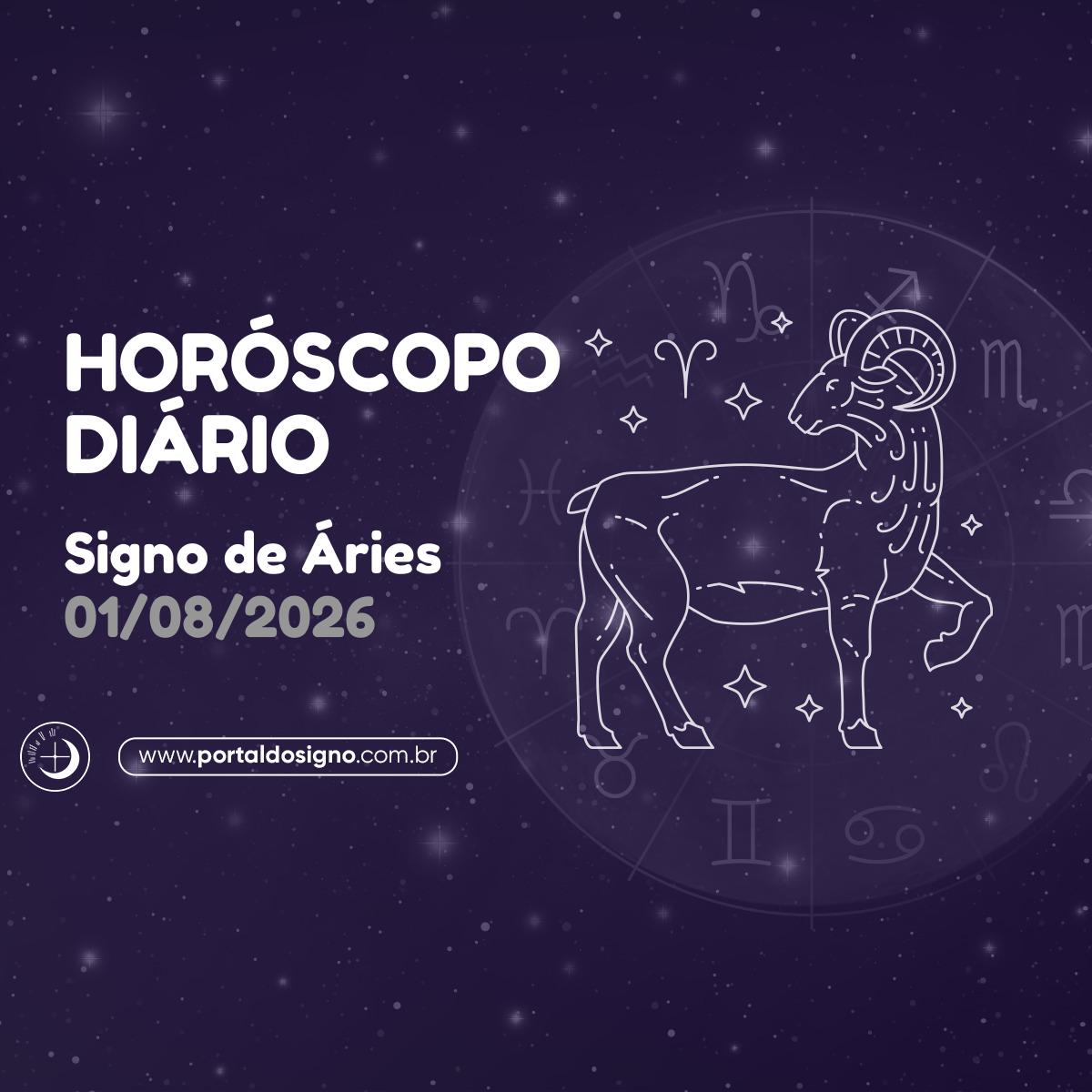 Horóscopo diário para Áries em 02/08/2026