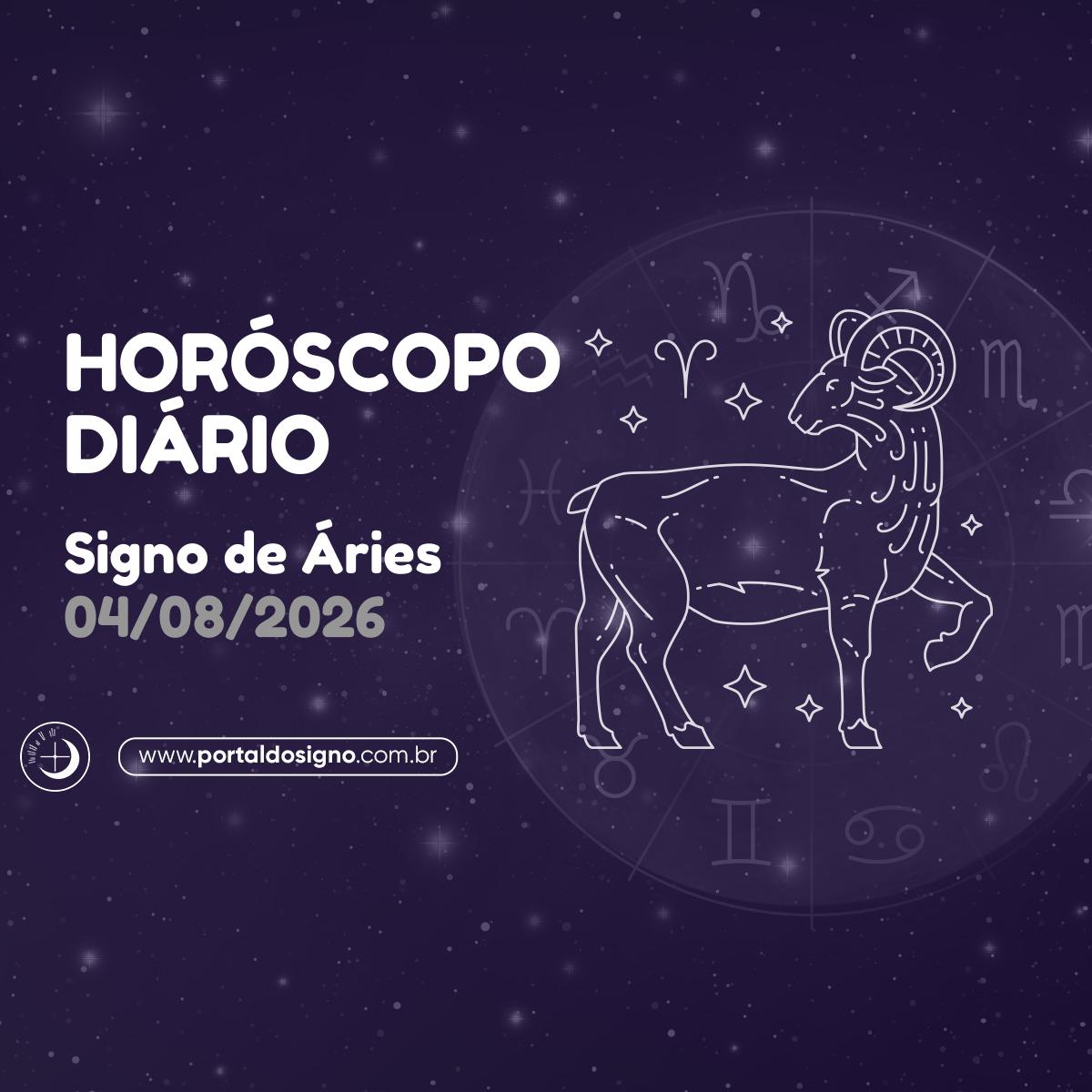 Horóscopo diário para Áries em 05/08/2026
