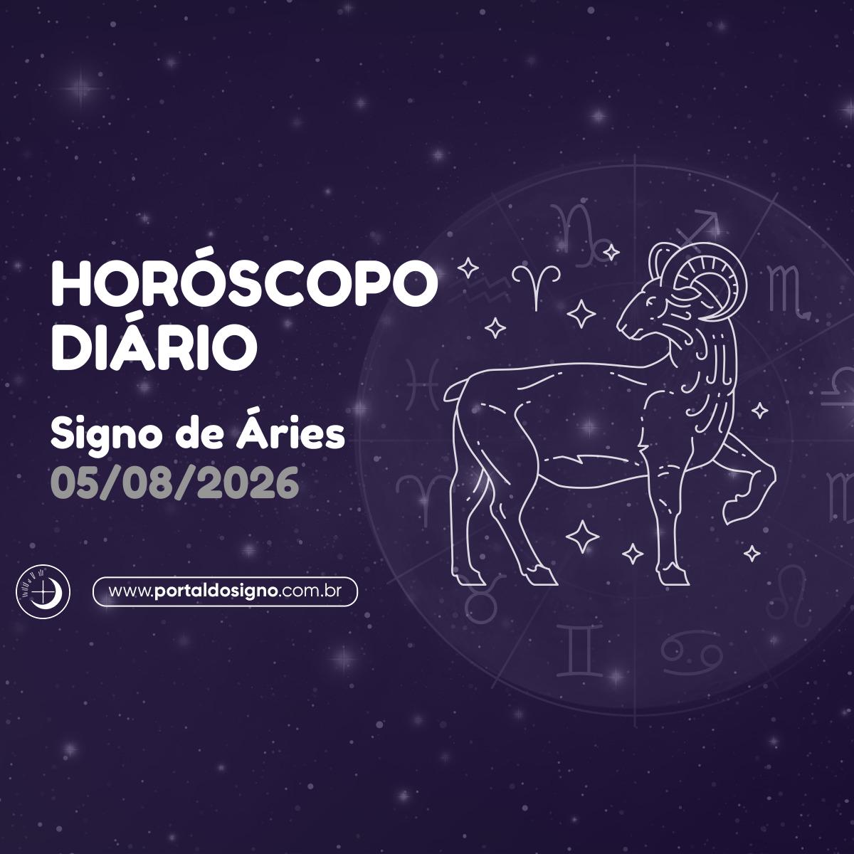 Horóscopo diário para Áries em 06/08/2026