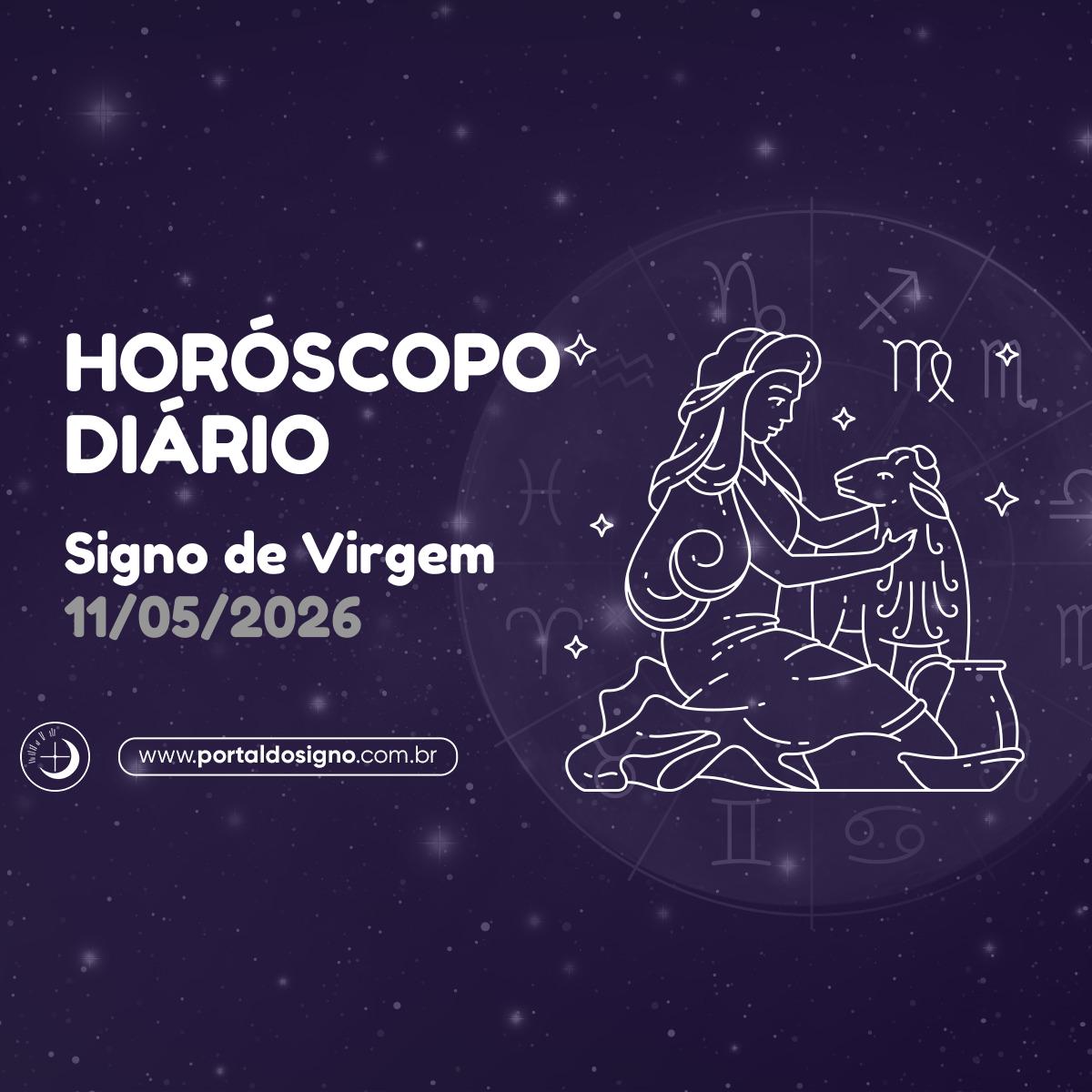 Horóscopo diário para Virgem em 11/05/2026